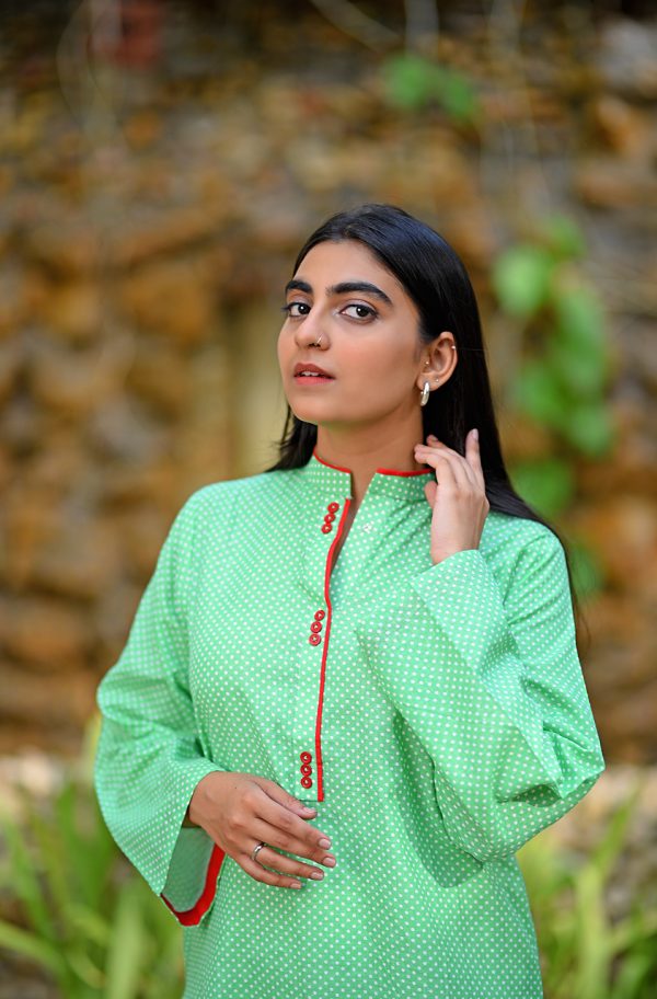 Beautiful Parrot Green Color Embroidery Work Designer Suit – Kaleendi